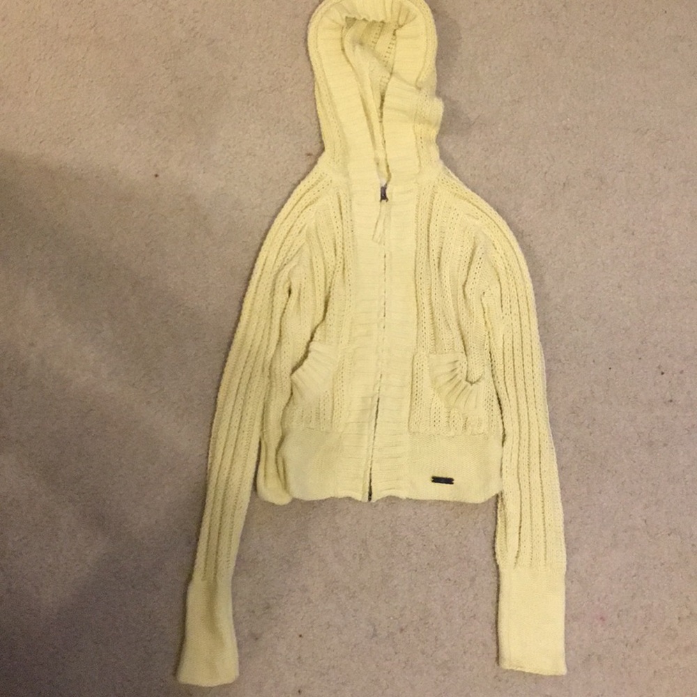RuffHewn women’s yellow cardigan